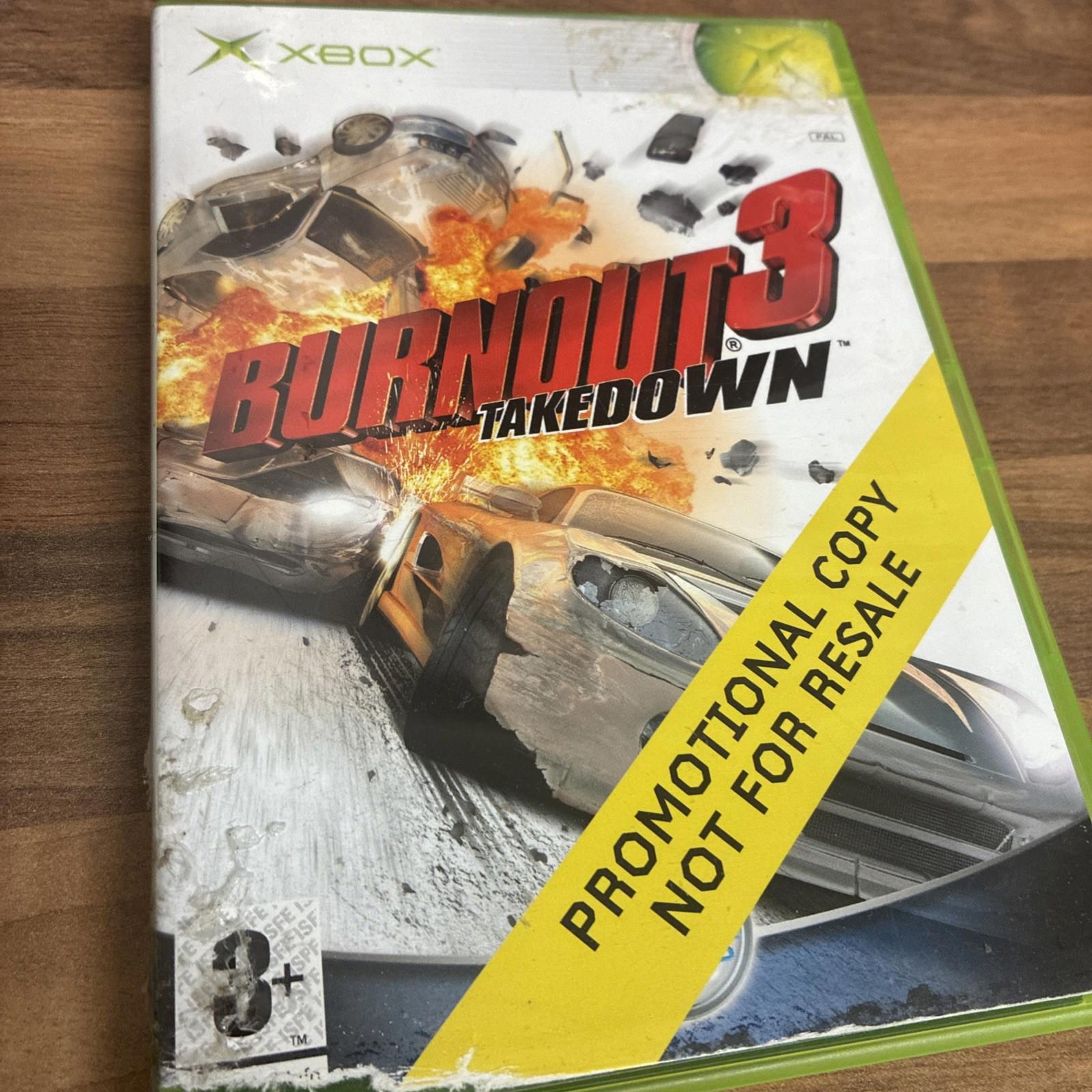 Burnout 3: Takedown - Xbox Original PAL Includes Manual