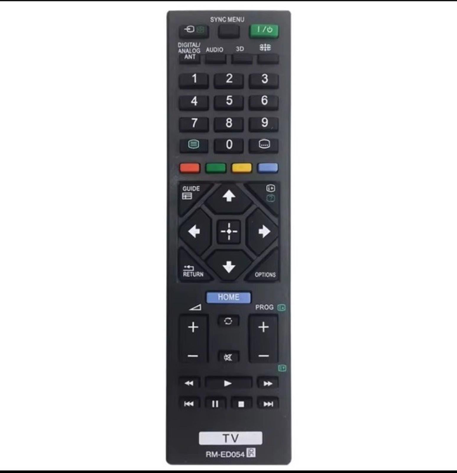 Sony Replacement Remote Control RMED054 / RM-ED054 FOR RM-ED062 TV Z102