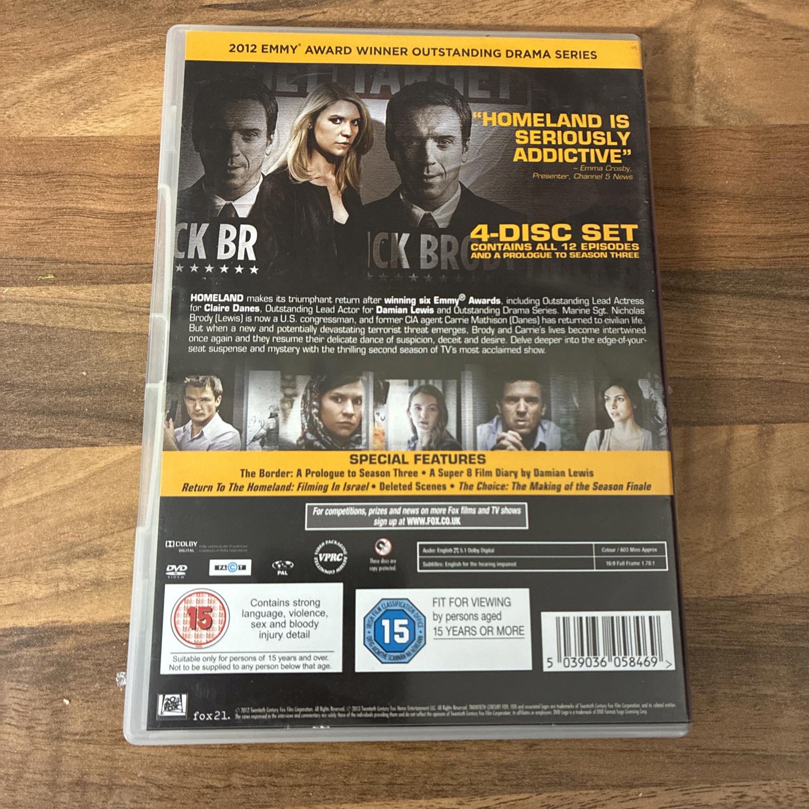 Homeland - Series 2 - Complete (DVD, 2013)
