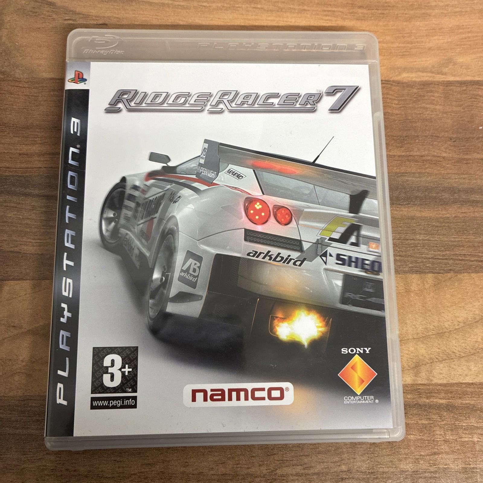 RIDGE RACER 7 PlayStation 3 game PS3 with manual