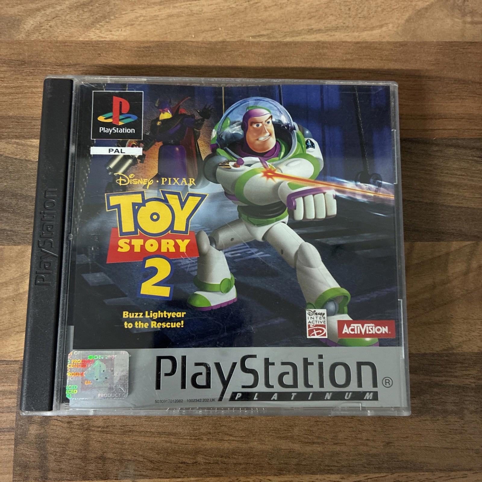 Toy Story 2 Buzz Lightyear to the Rescue! Platinum Sony PlayStation 1 PS1 Tested