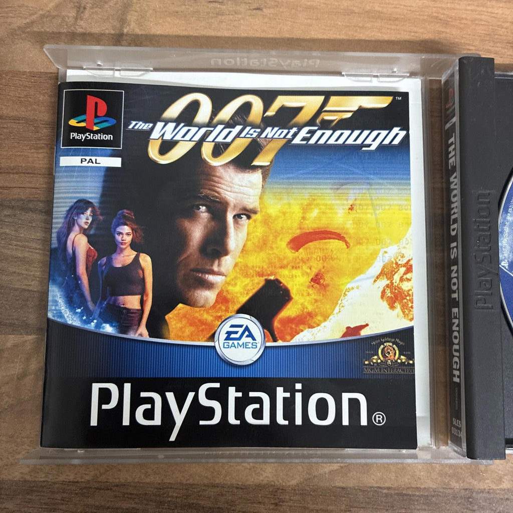007: The World is Not Enough (Sony PlayStation 1, 2001) with manual