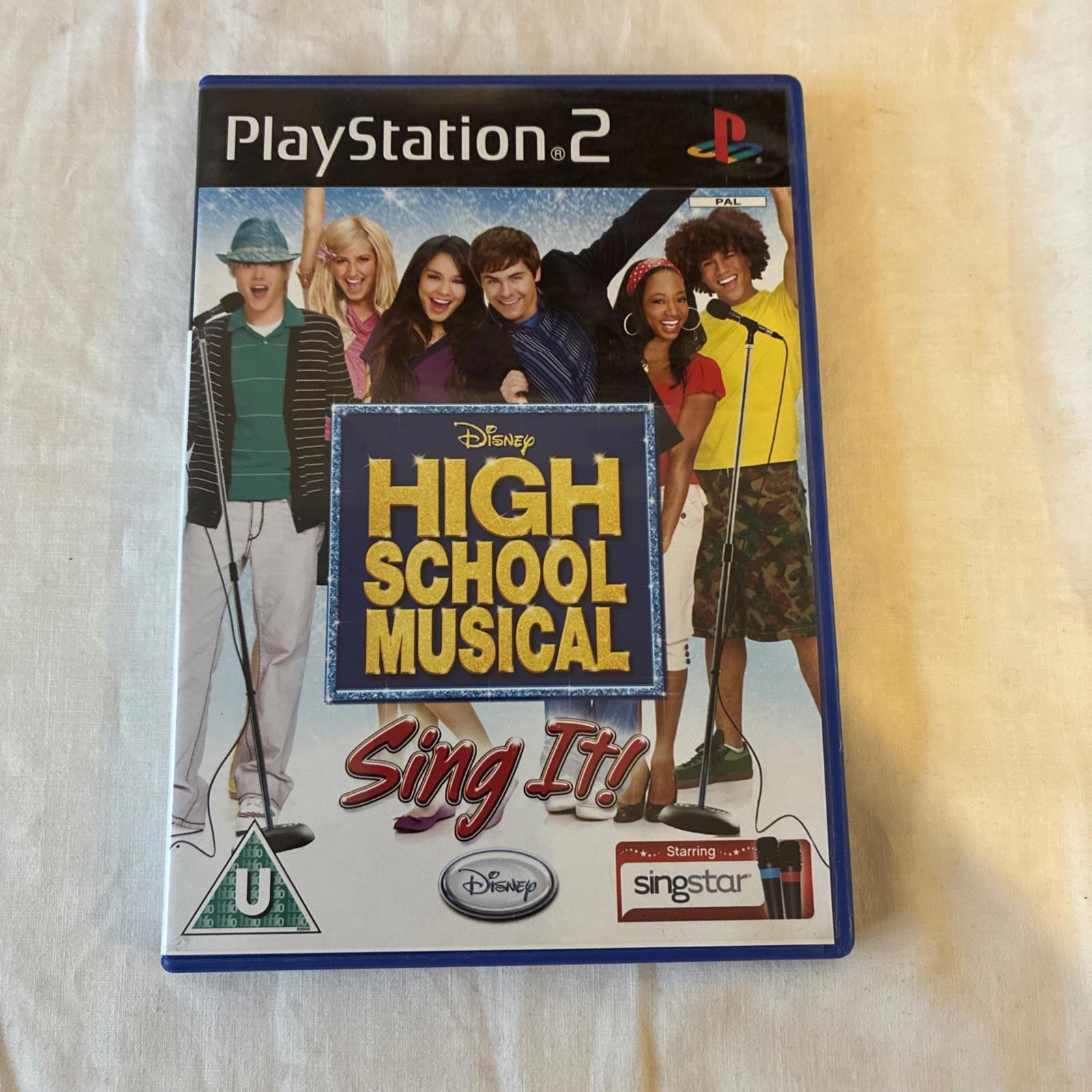 High School Musical: Sing It (PlayStation 2, 2007) - European Version