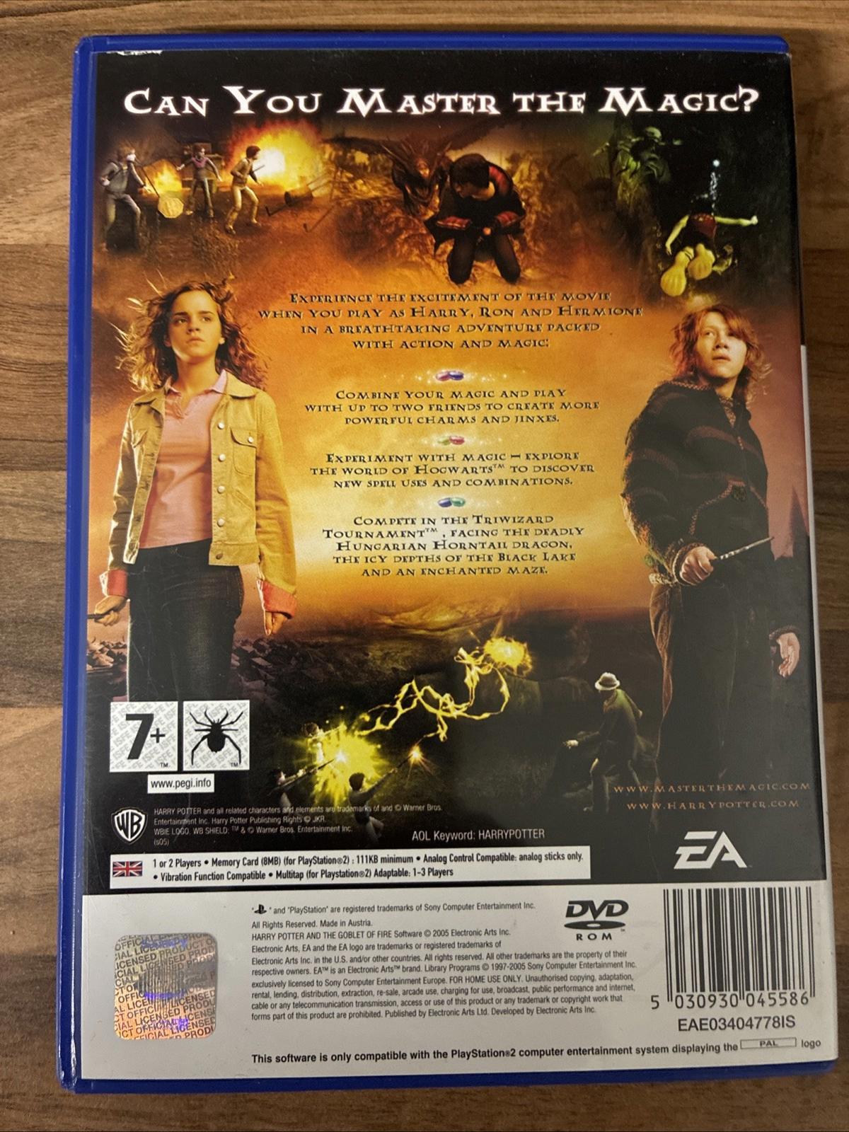 Harry Potter and the Goblet of Fire (Playstation 2, 2005)with Manual VGC