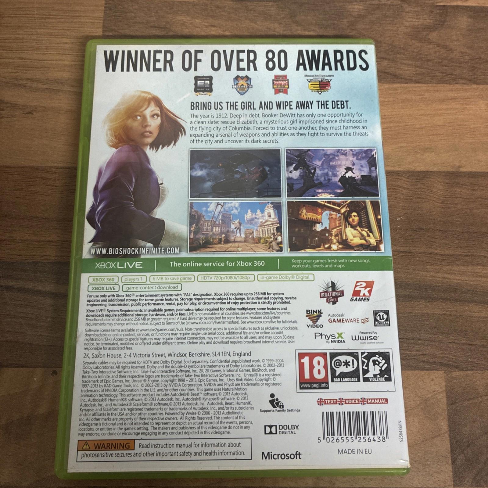 BioShock Infinite (Microsoft Xbox 360, 2013)
