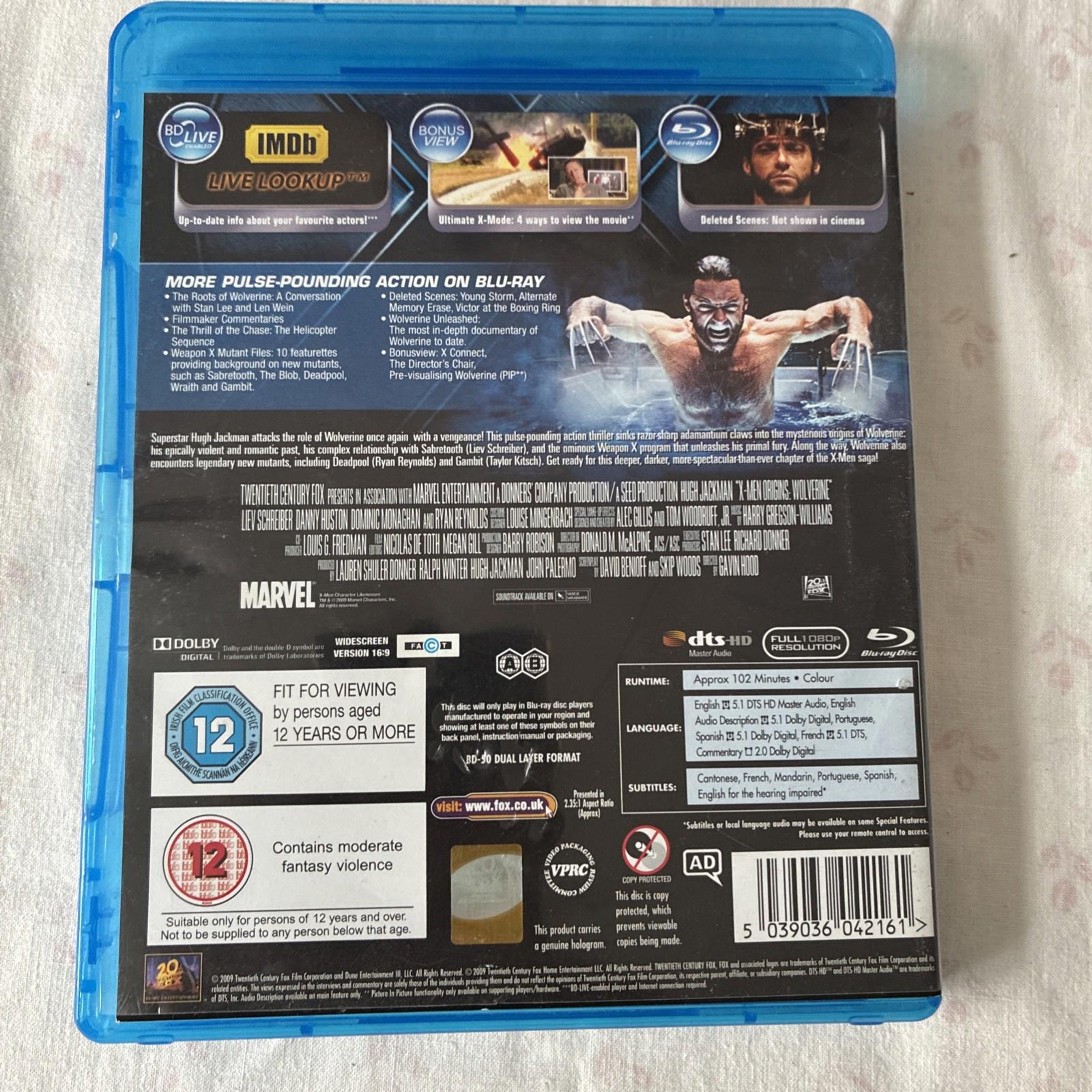 X-Men Origins - Wolverine (Blu-ray, 2009)