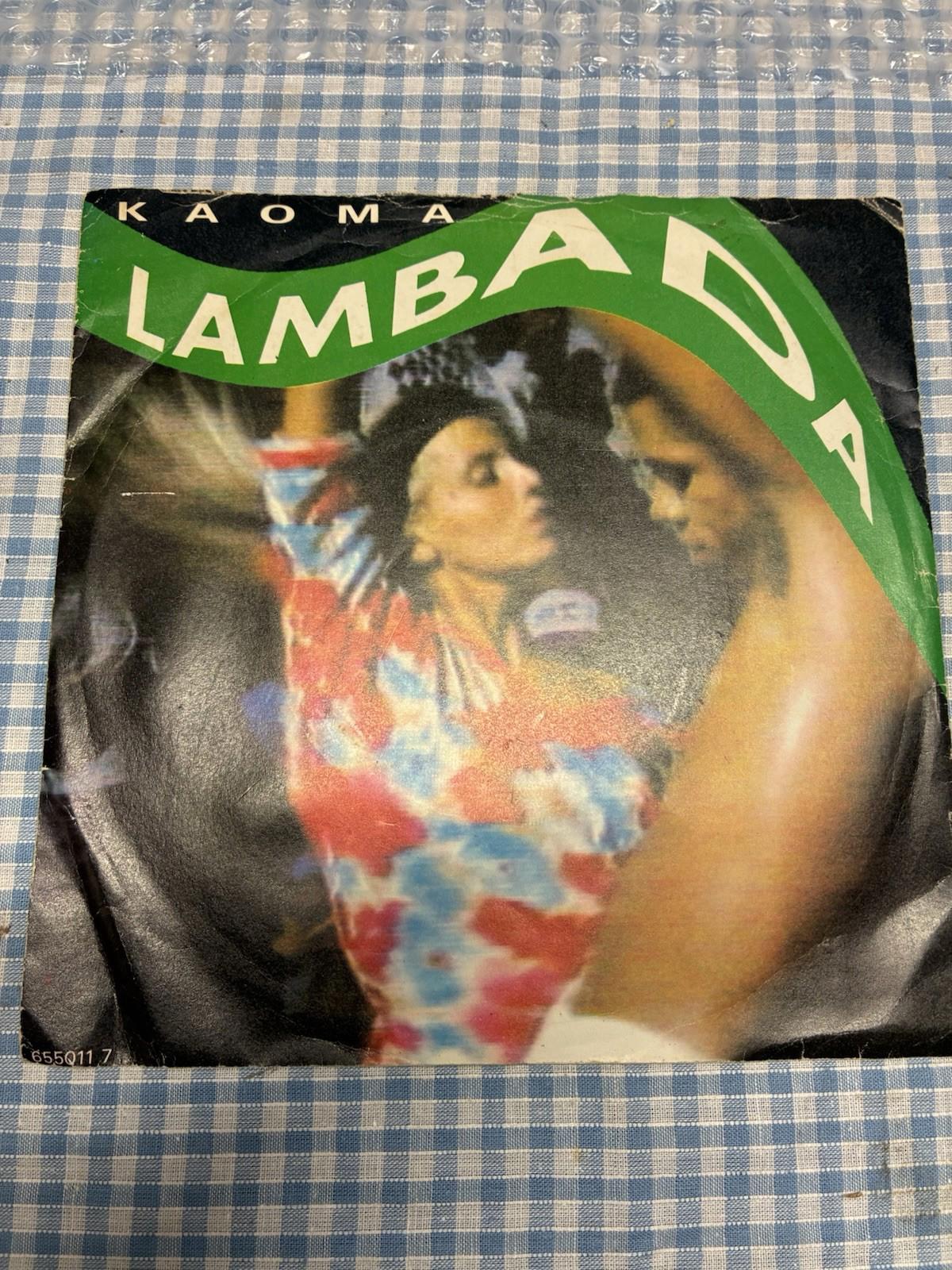 KAOMA LAMBADA (1) (42) 2 Track 7" Single also Picture Sleeve CBS RECORDS