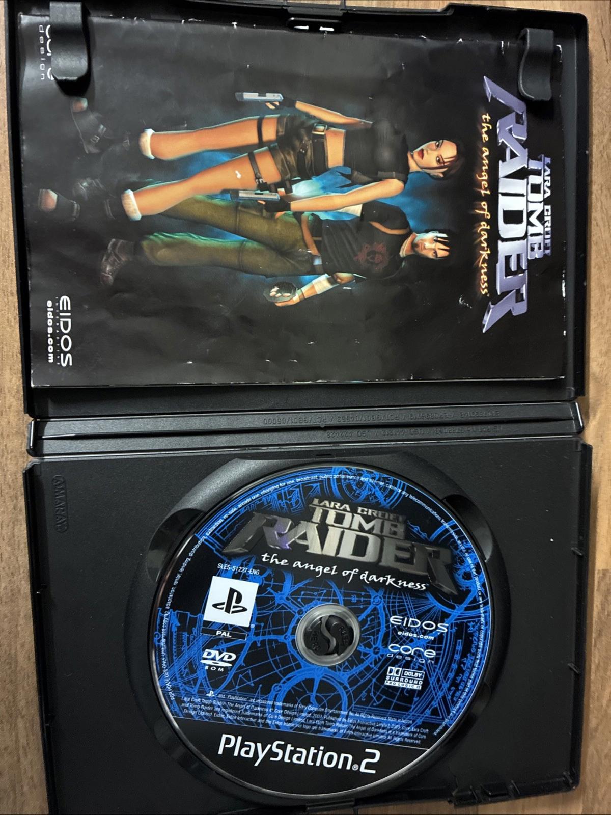 Lara Croft Tomb Raider The Angel of Darkness PlayStation 2 PS2 Manual