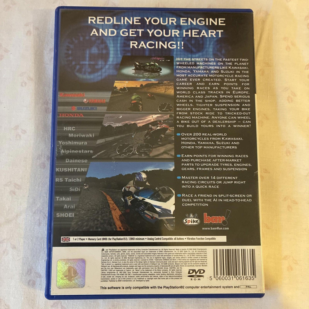 Riding Spirits (Sony PlayStation 2, 2002) - European Version