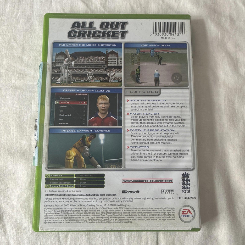 Cricket 2005 (Microsoft Xbox, 2005)