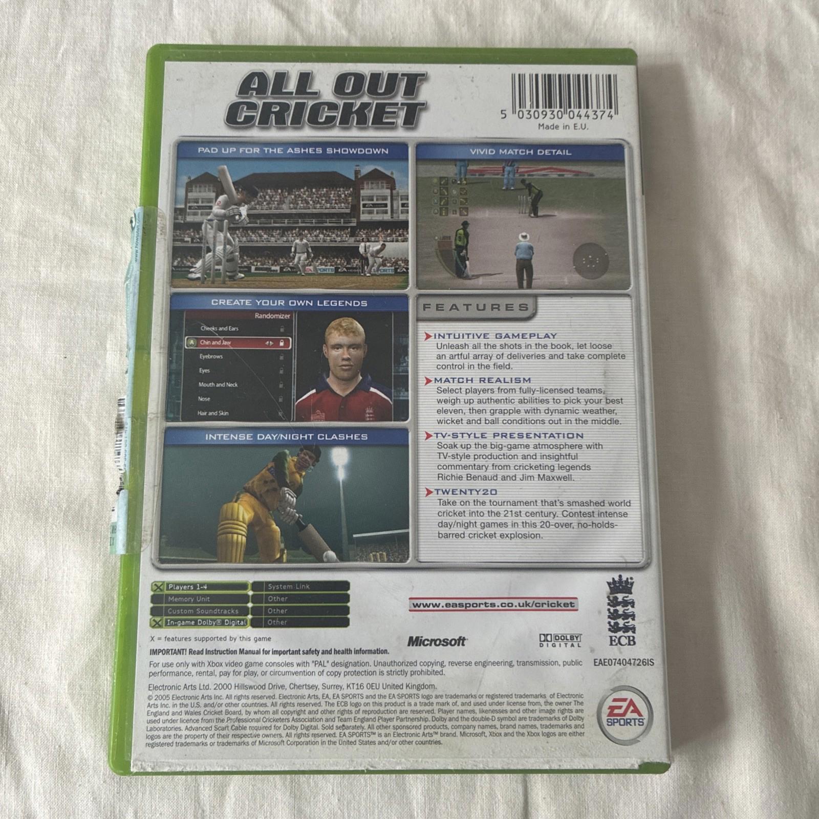 Cricket 2005 (Microsoft Xbox, 2005)