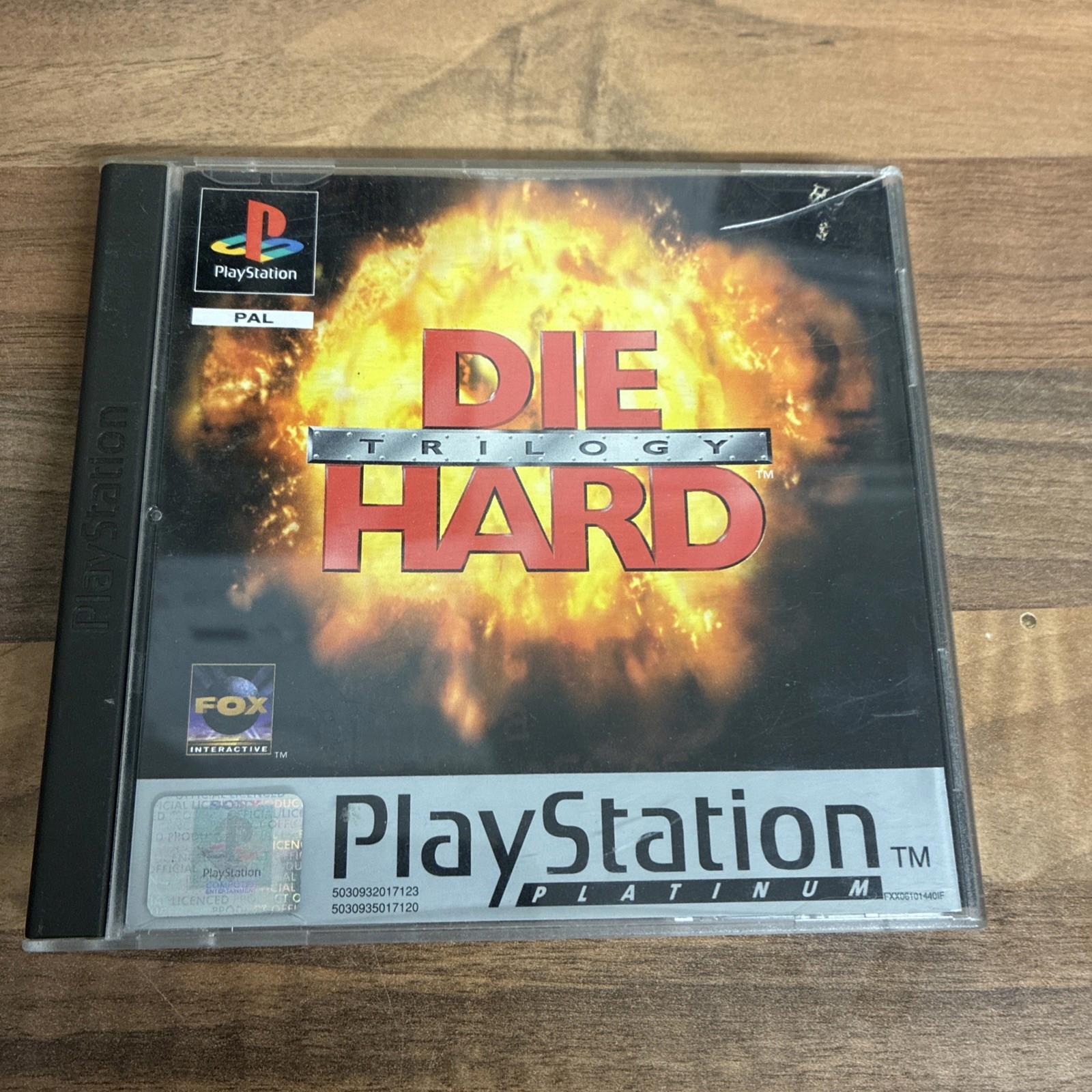 Die Hard Trilogy PlayStation 1 PS1 Game PAL Complete with Manual