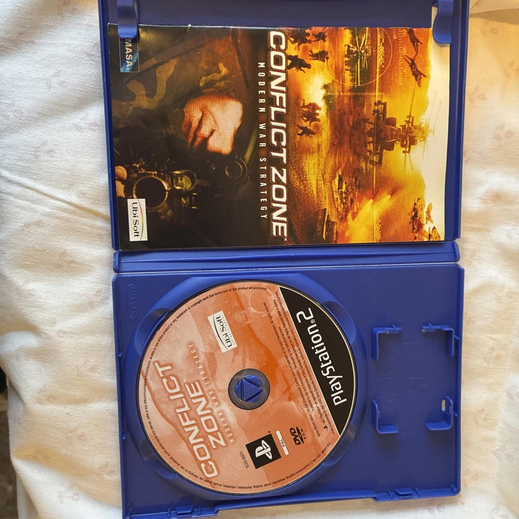 Conflict Zone: Modern War Strategy For PlayStation 2 VideoGame PS2 Complete