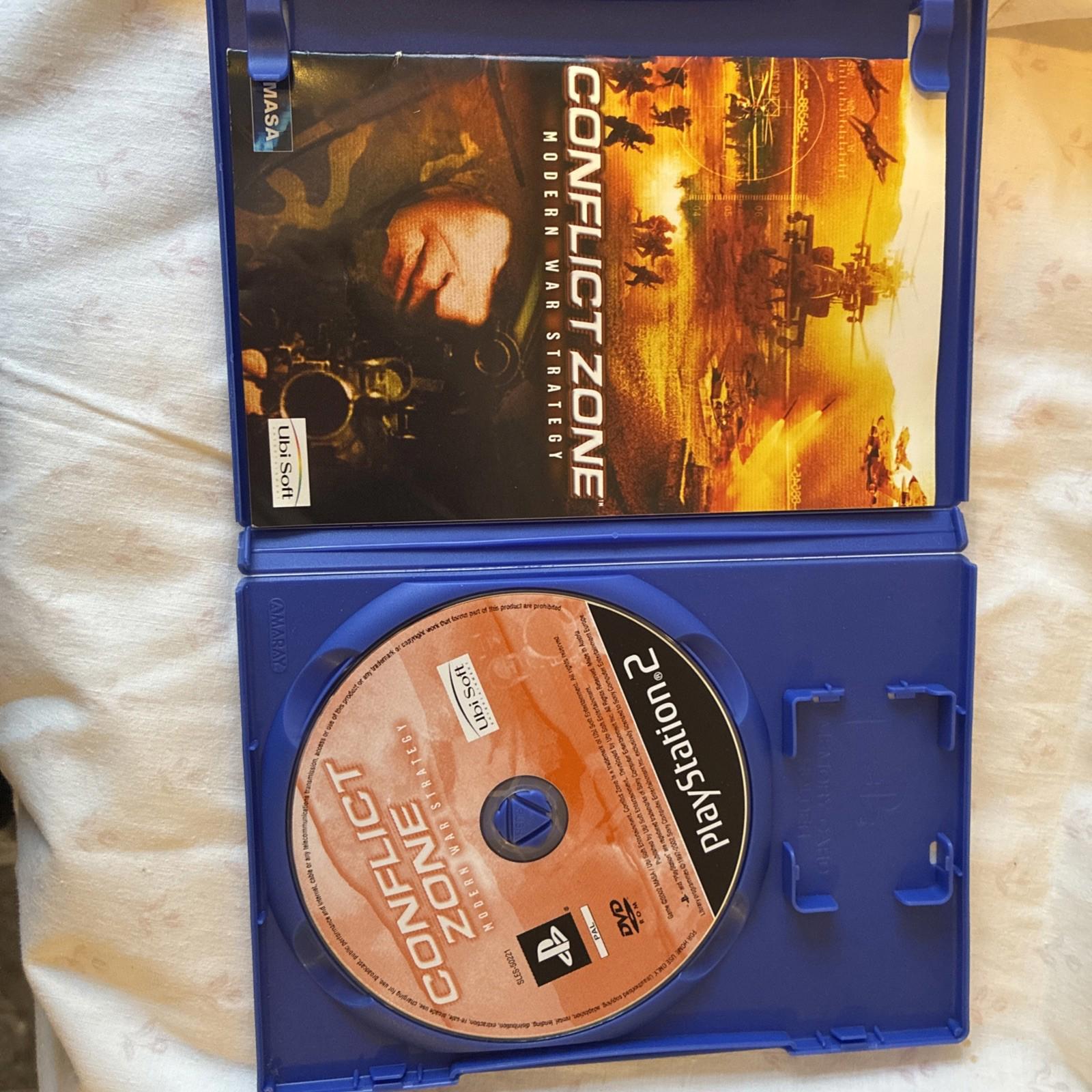 Conflict Zone: Modern War Strategy For PlayStation 2 VideoGame PS2 Complete