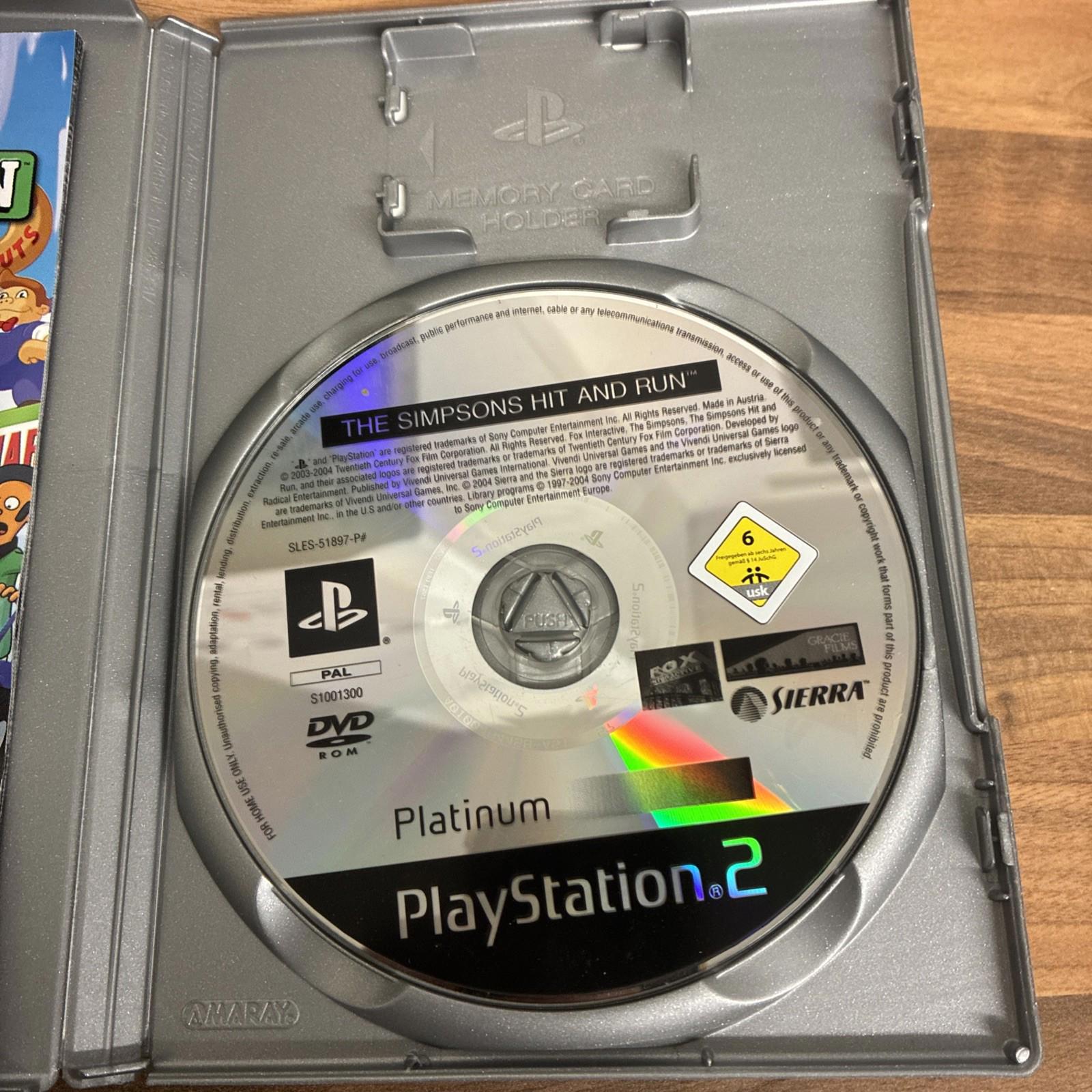 The Simpsons: Hit & Run -- Platinum (PlayStation 2, 2004)