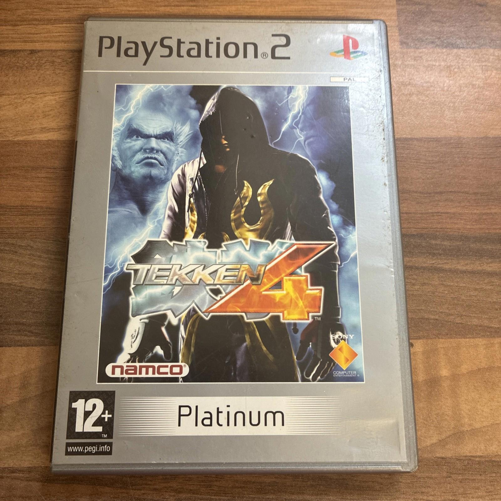Tekken 4 -- Platinum Edition (Sony PlayStation 2, 2003) - European Version