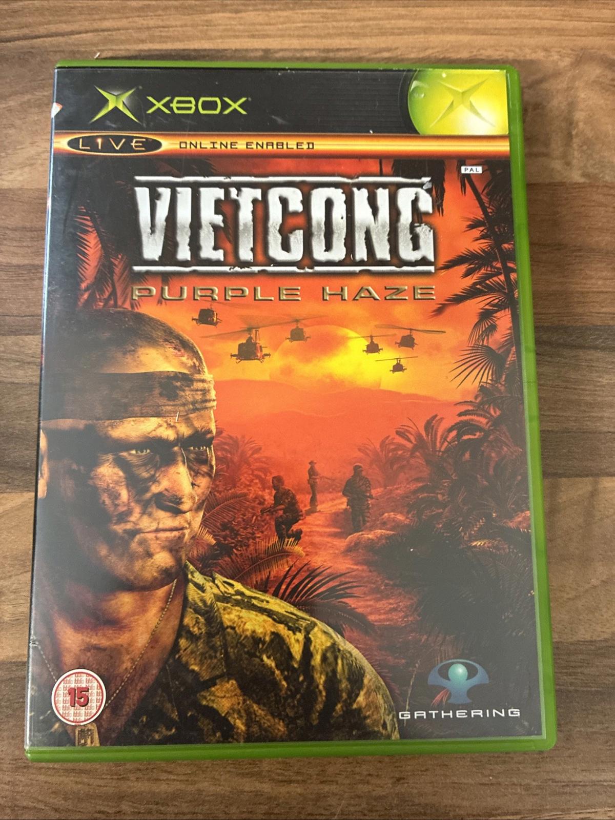 Vietcong Purple Haze (Microsoft Xbox, 2002) Complete with Manual