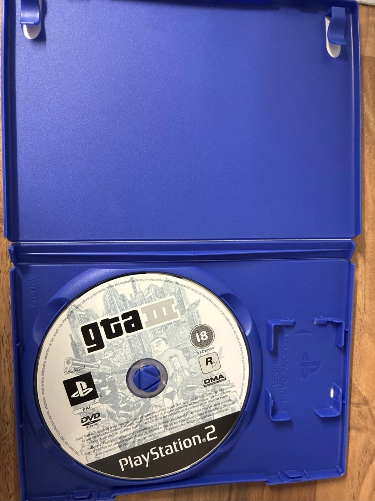 Grand Theft Auto 3 (Sony PlayStation 2, 2001) - European Version No Manual