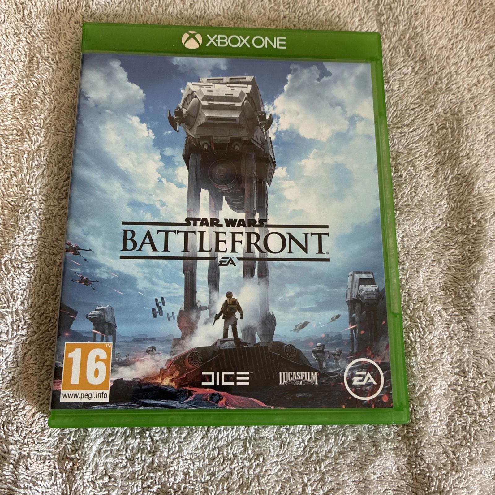 Star Wars: Battlefront (Microsoft Xbox One, 2015).  Very Good Condition