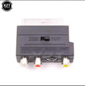 SCART TO 3 RCA SVHS S-VIDEO Adaptor RCA Phono Cable Audio Video TV AV Lead Cable