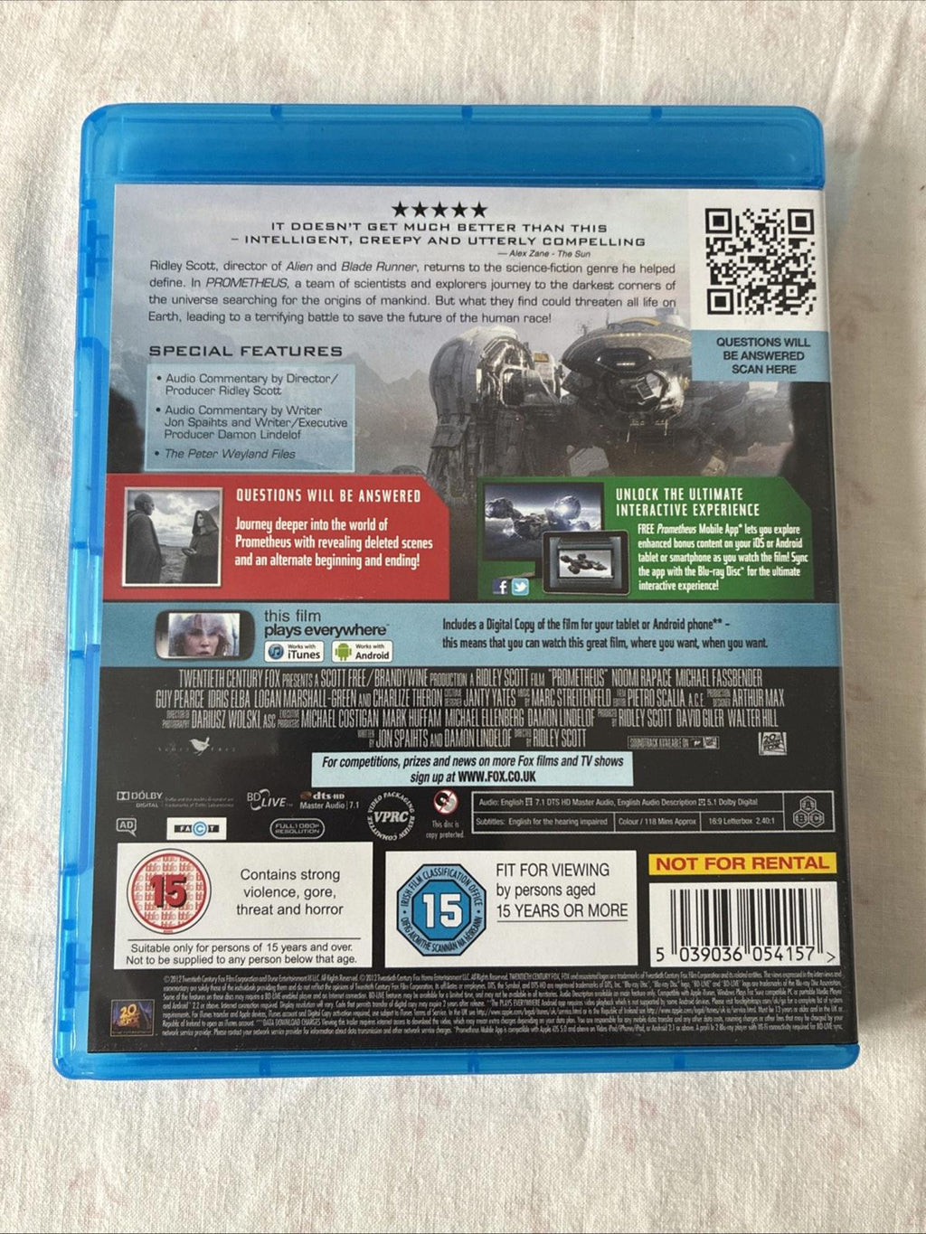 Prometheus (Blu-ray, 2012)