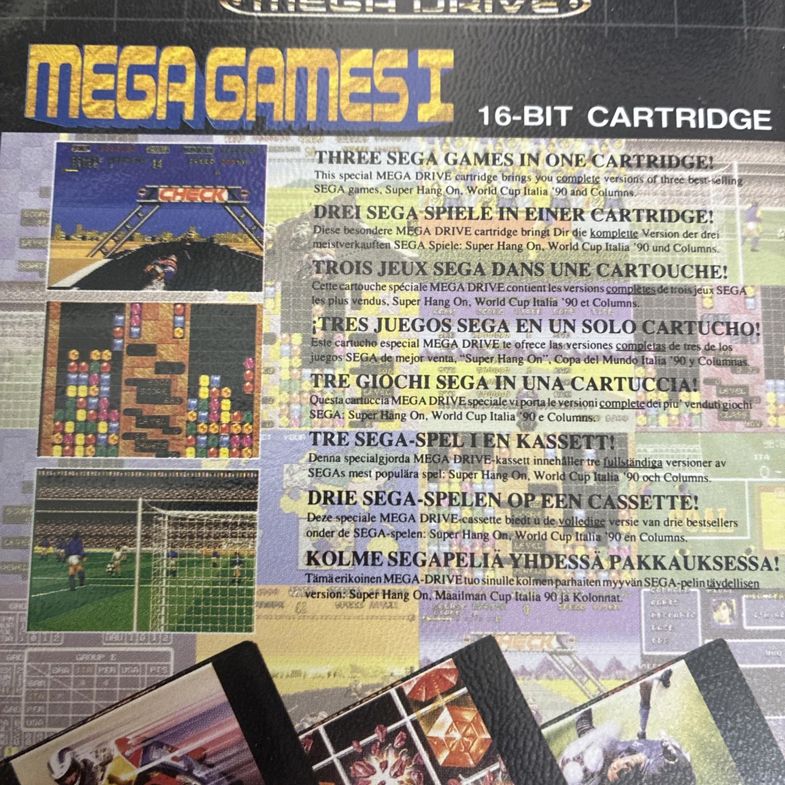 Sega Megadrive | Mega Games 1 | Boxed | Pal | Tested with manual Boxed