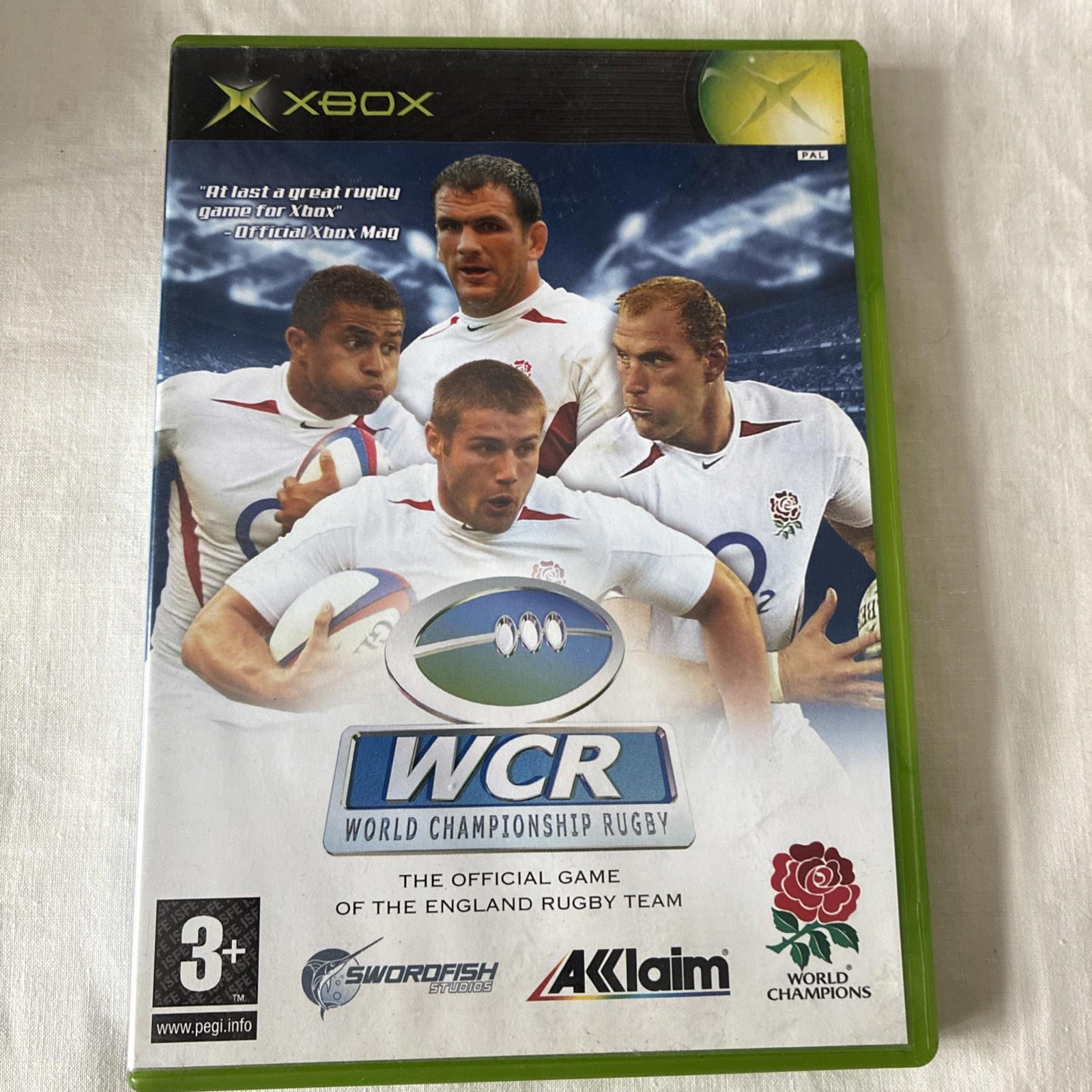 Xbox WCR World Championship Rugby - Complete With Manual