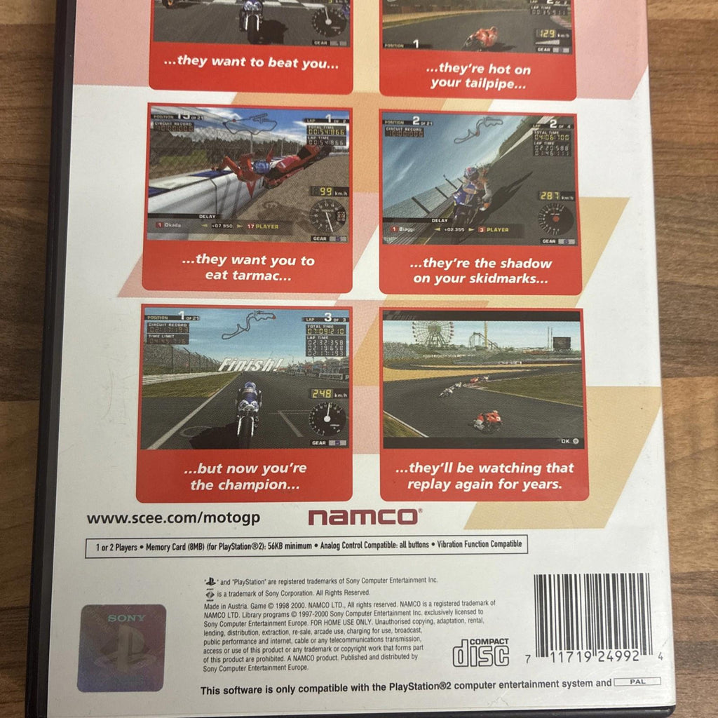 Moto GP Racing Sony PlayStation 2 Complete Edition PS2 Complete mint!
