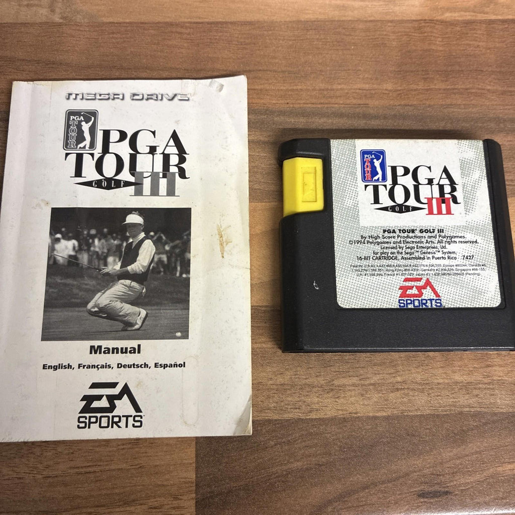 EA Sports PGA Tour Golf III 3 For Sega Mega Drive (Cartridge & Manual Only)