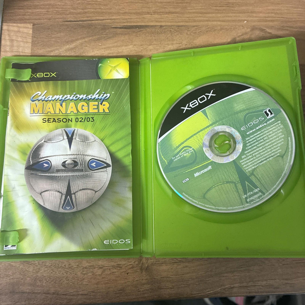Championship Manager: Season 02/03 Original Xbox-Complete