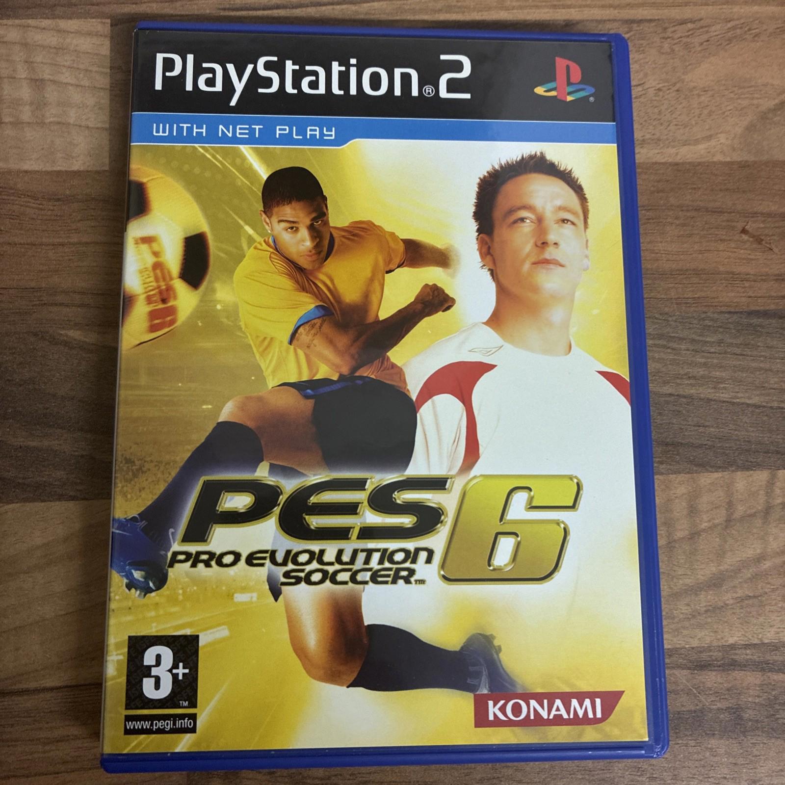 PlayStation 2 Pro Evolution Soccer 6 PES Football Game with Manual mint conditio