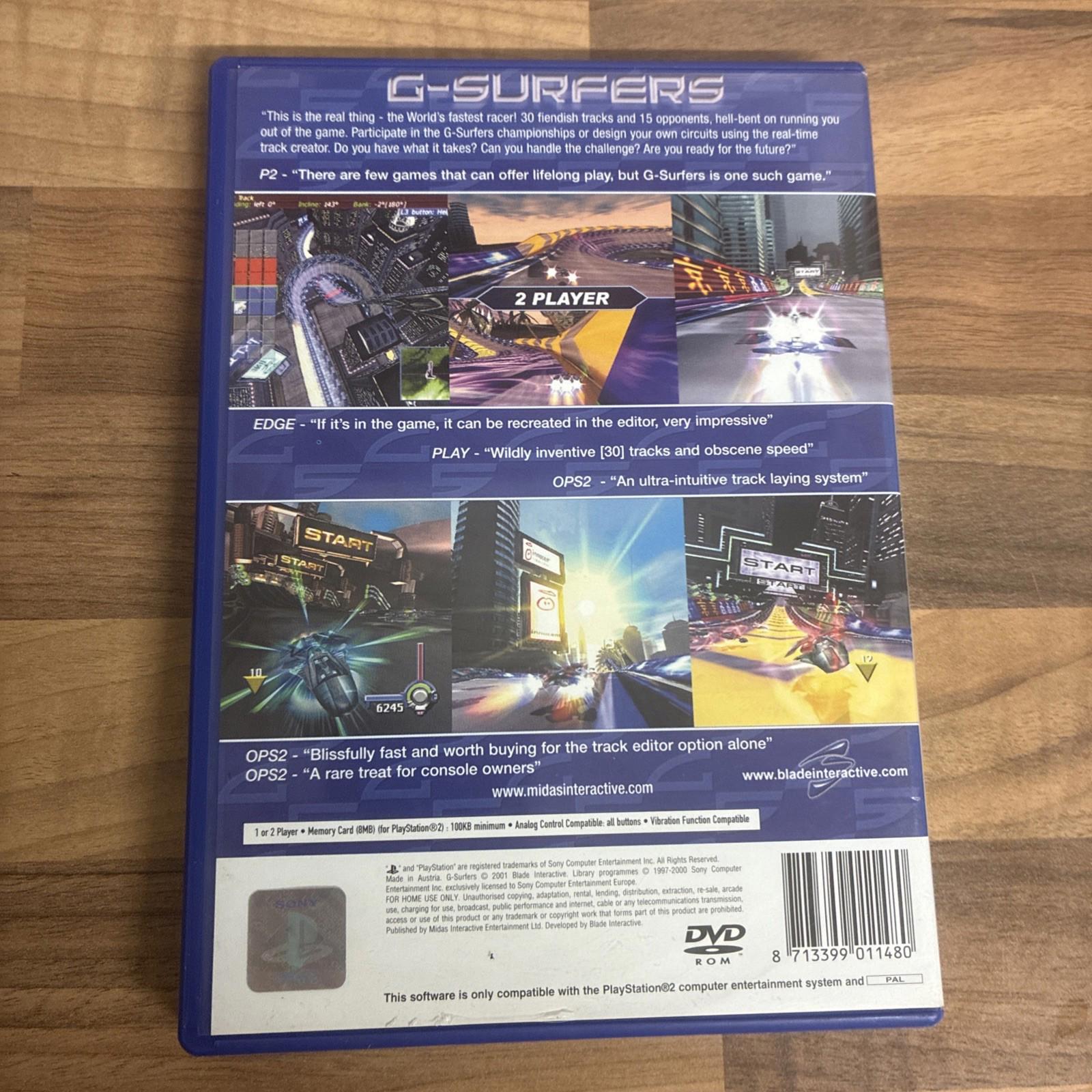 G-Surfers PS2 Sony Playstation 2  Complete Includes Manual