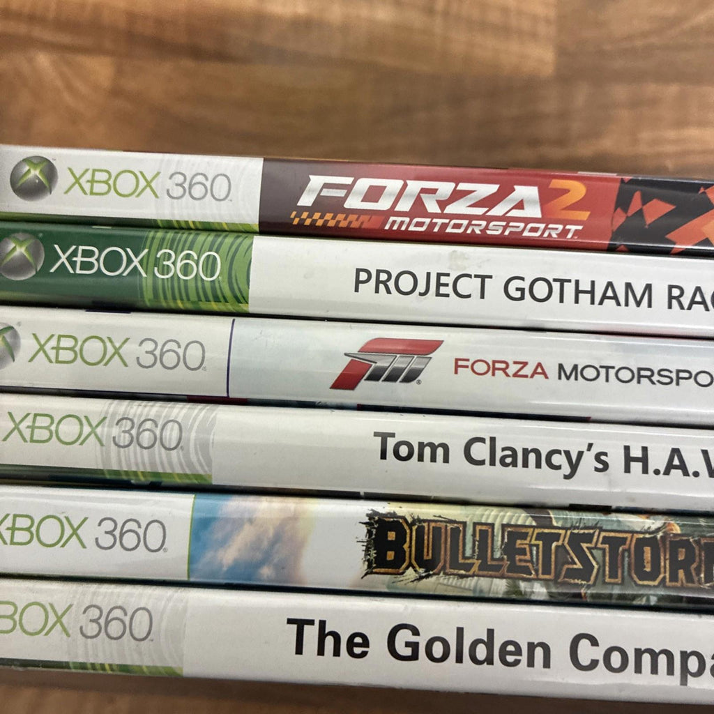Xbox 360 Game Bundle x6 Inc Forza, HAWK, Bulletstorm & The Golden Compass VGC