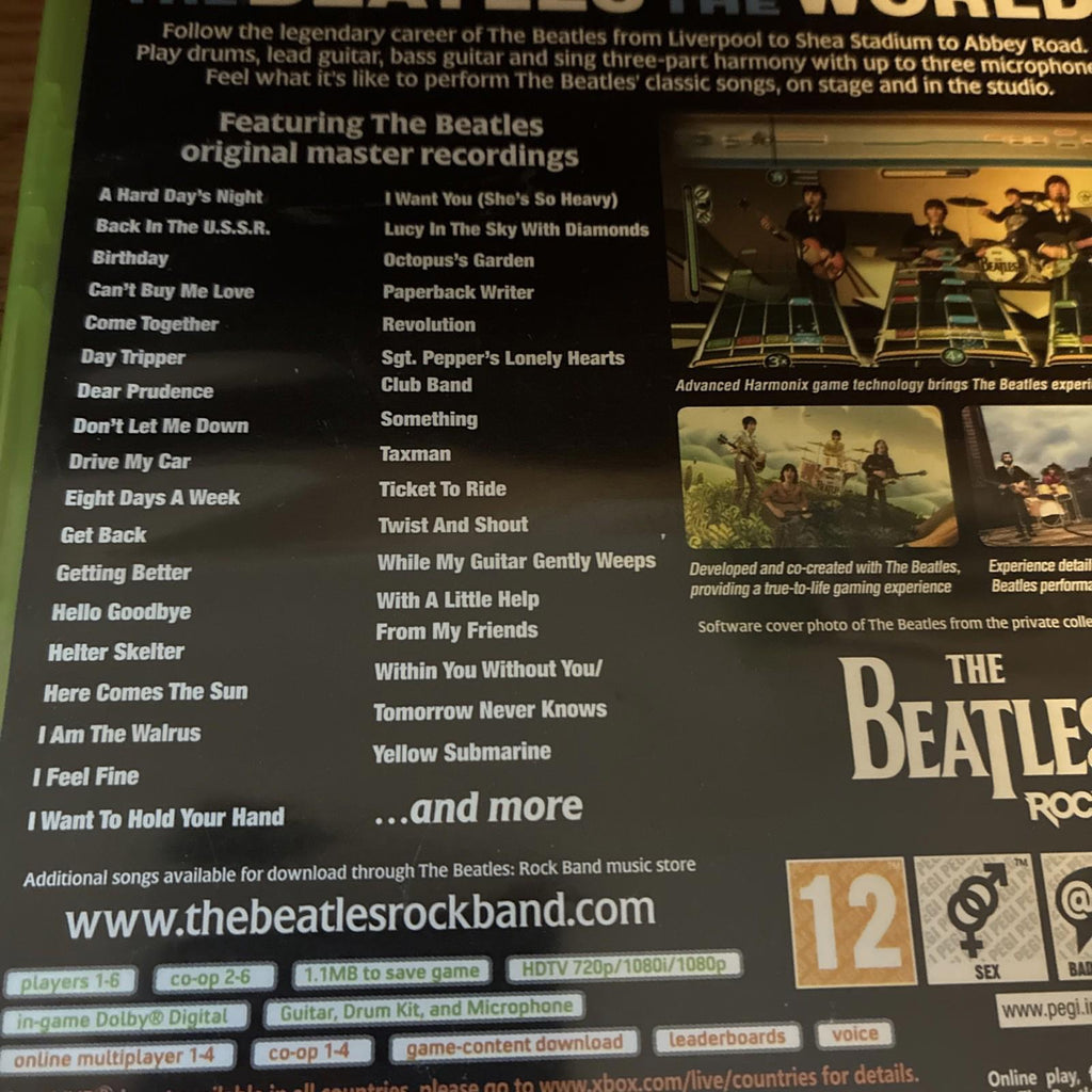 The Beatles: Rock Band (Microsoft Xbox 360, 2009)