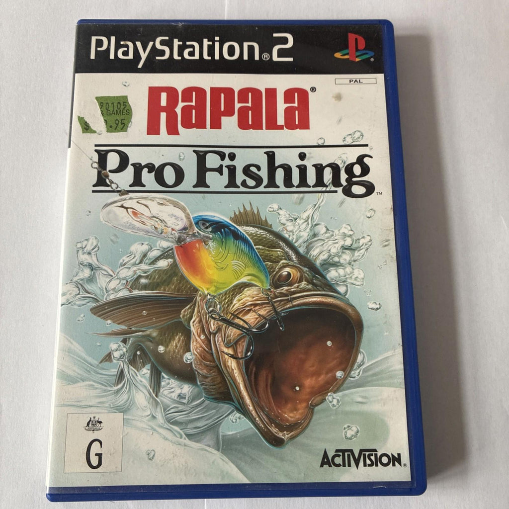 RAPALA PRO FISHING Sony PlayStation 2 PS2 Complete PAL Game Very Good Condition