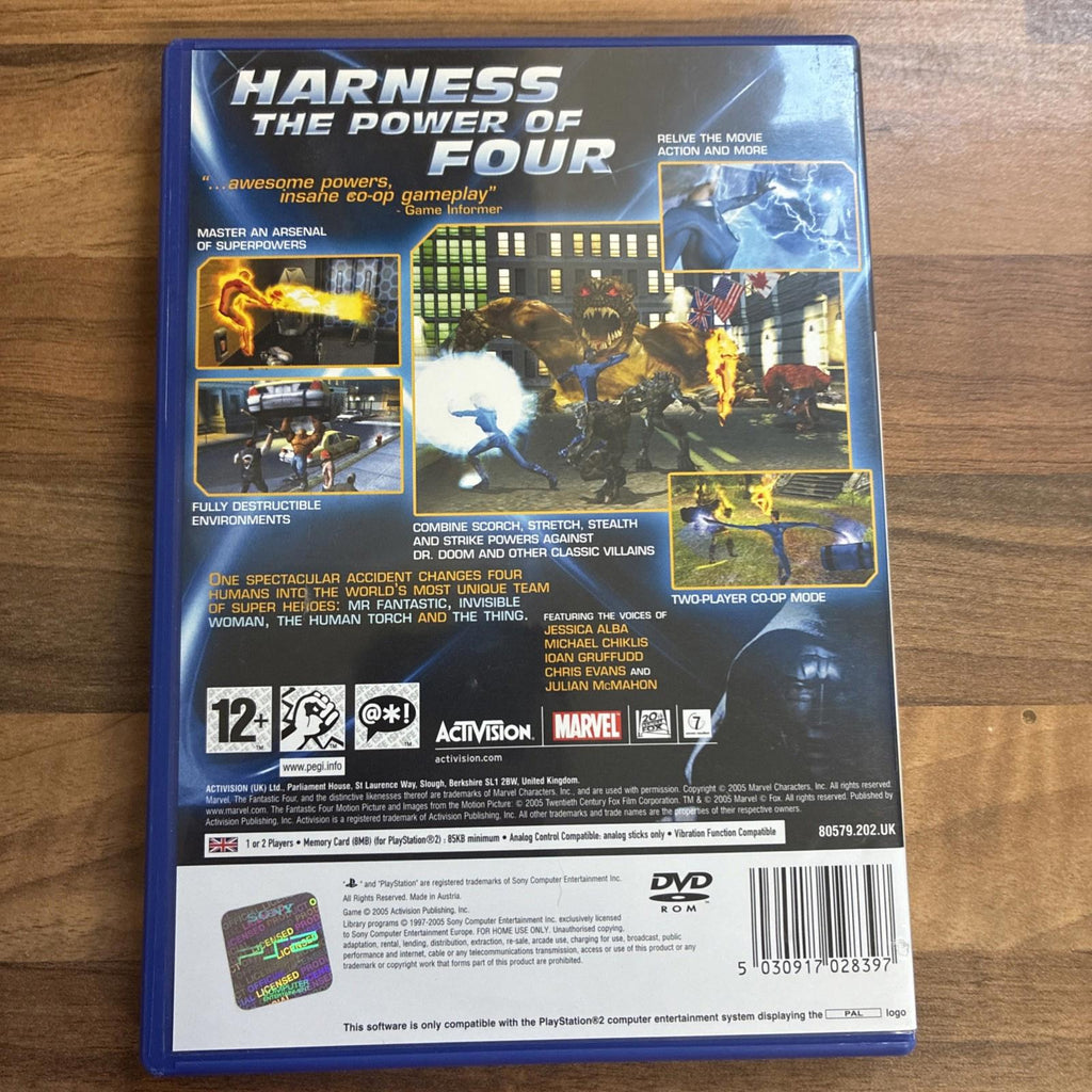 Fantastic 4 (PS2) Mint Condition includes manual