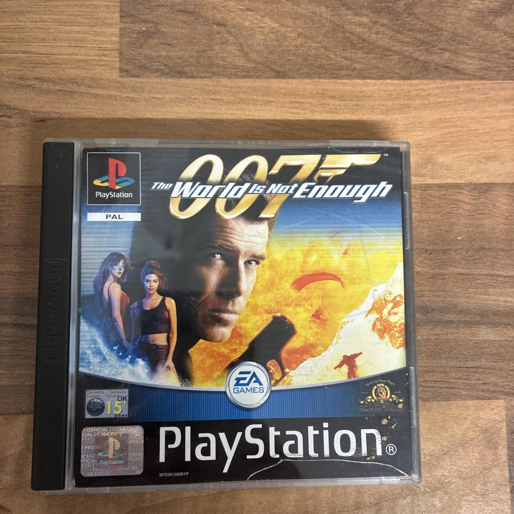 007: The World is Not Enough (Sony PlayStation 1, 2001) with manual