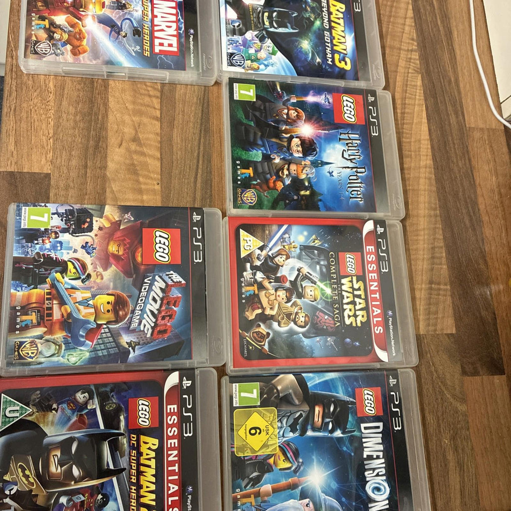 Lego Games -- Bundle of 7 Job Lot -- Sony Playstation 3 PS3 -- UK Seller --