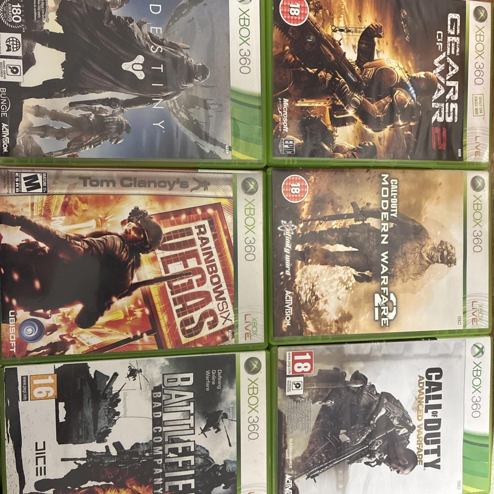 Joblot of Xbox 360 games - 8 game bundle Inc Call of duty,Destiny,battlefield