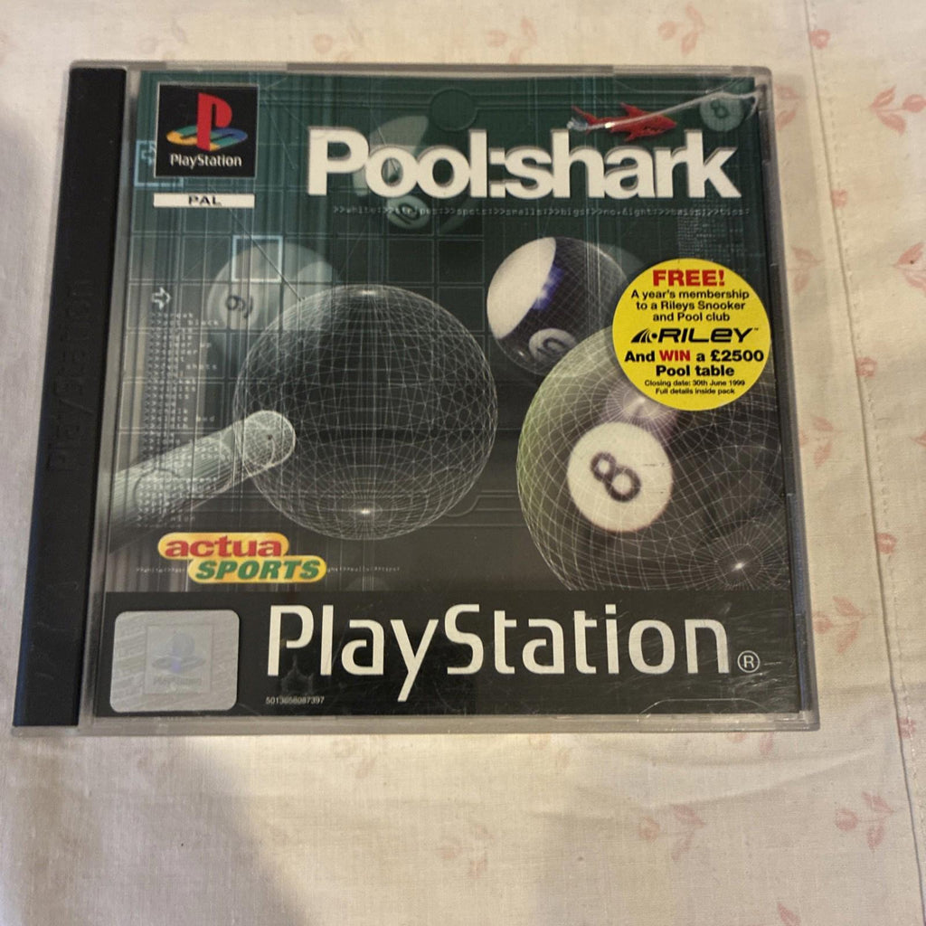 Pool Shark (Playstation PS1 Game) With Manual