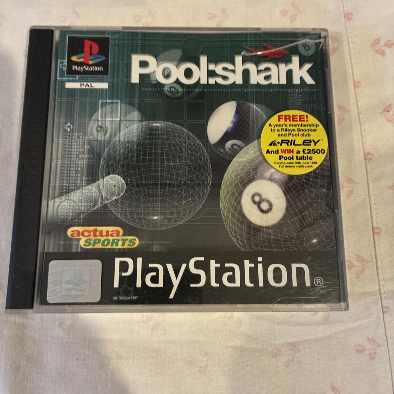 Pool Shark (Playstation PS1 Game) With Manual