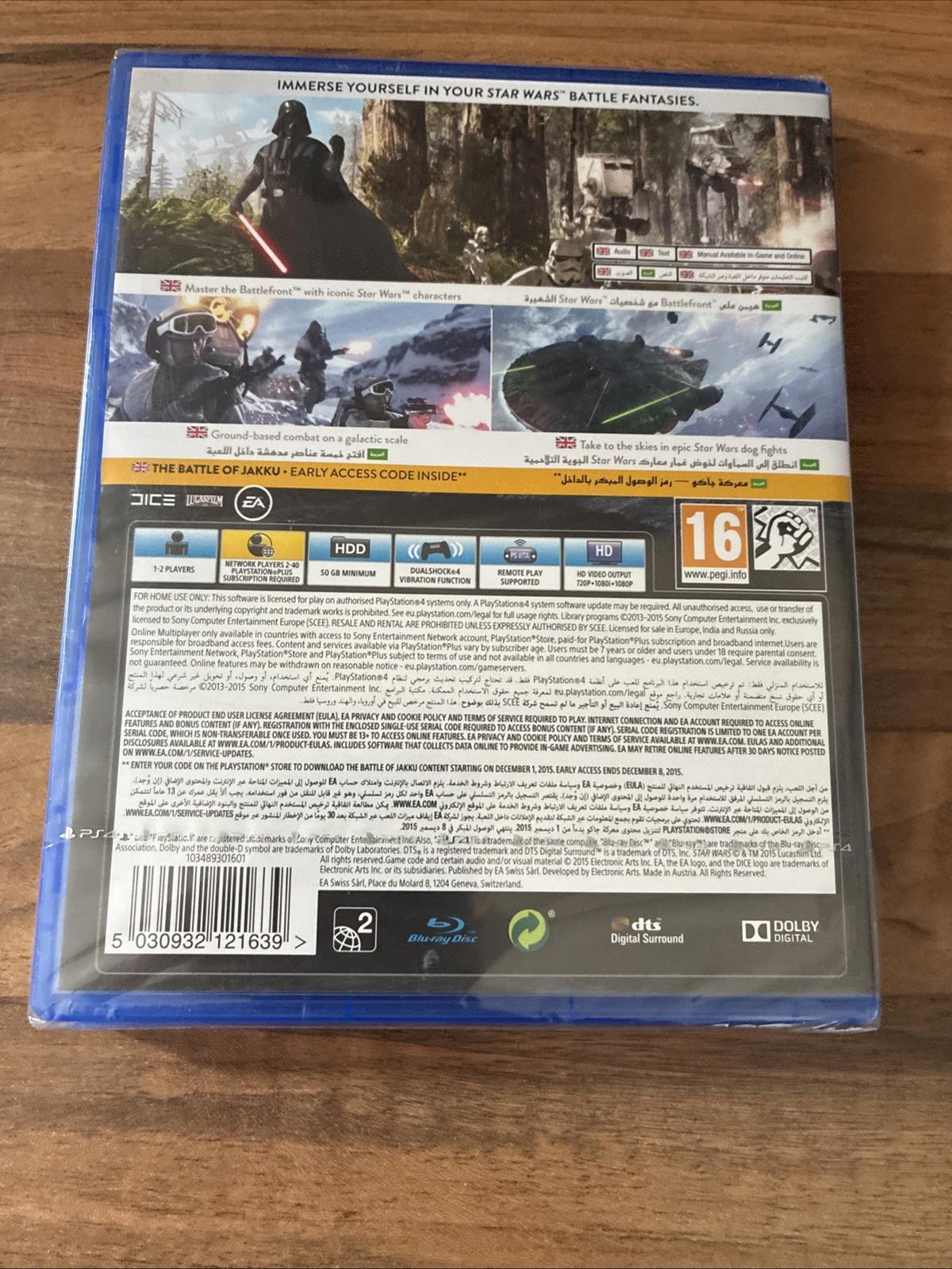 Star Wars Battlefront - Sony PS4 Brand New Still Sealed In Wrapper