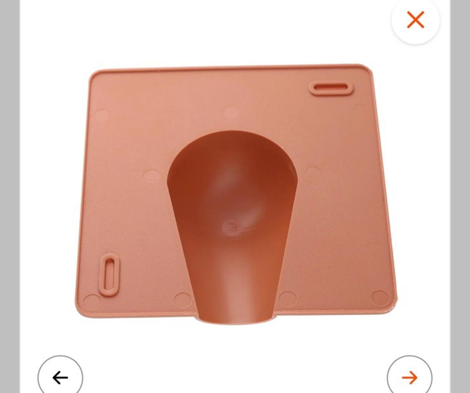 Brown Wall Plastic Blast Plates Brick Cover Cable Entry Aerial SKY Digital