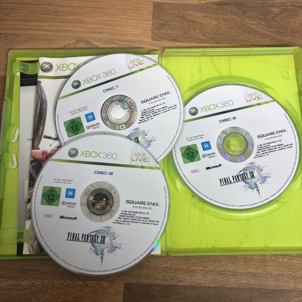 Final Fantasy XIII (Microsoft Xbox 360, 2010) - European Version