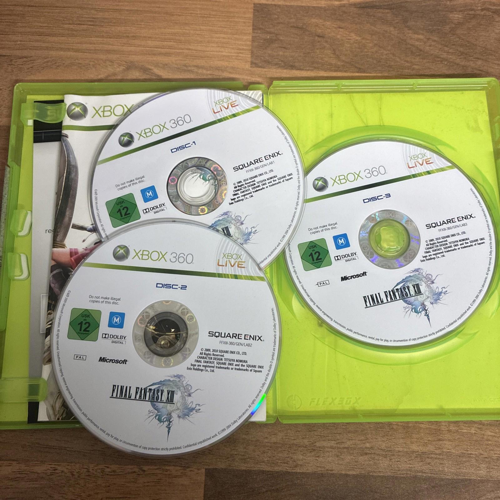 Final Fantasy XIII (Microsoft Xbox 360, 2010) - European Version