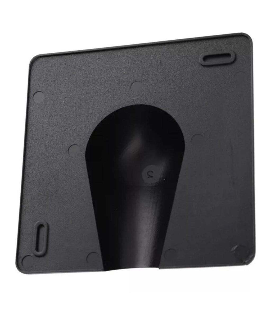 Brick blast Cover Plate For External Wall Cable Entry/Exit brand new Black