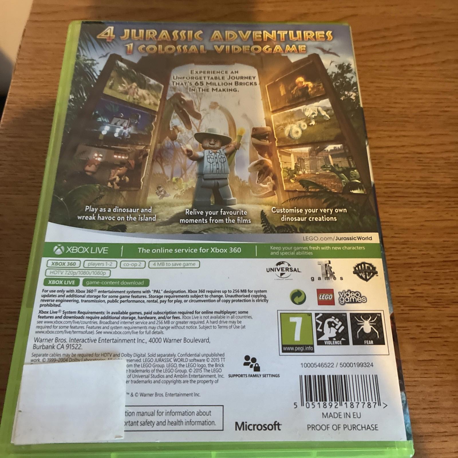 Lego Jurassic World (xBox 360)