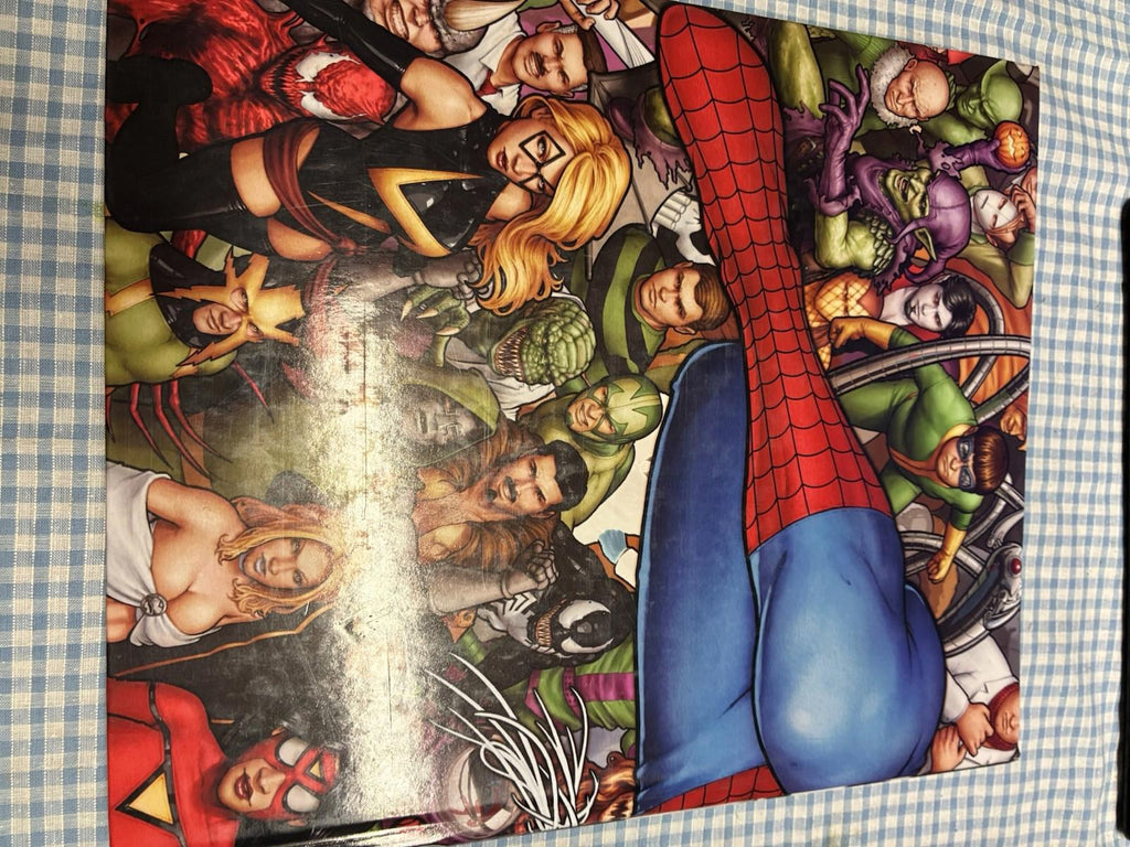 Marvel Spiderman Chronicle 50 Years Of Web Slinging Hardcover Book Case