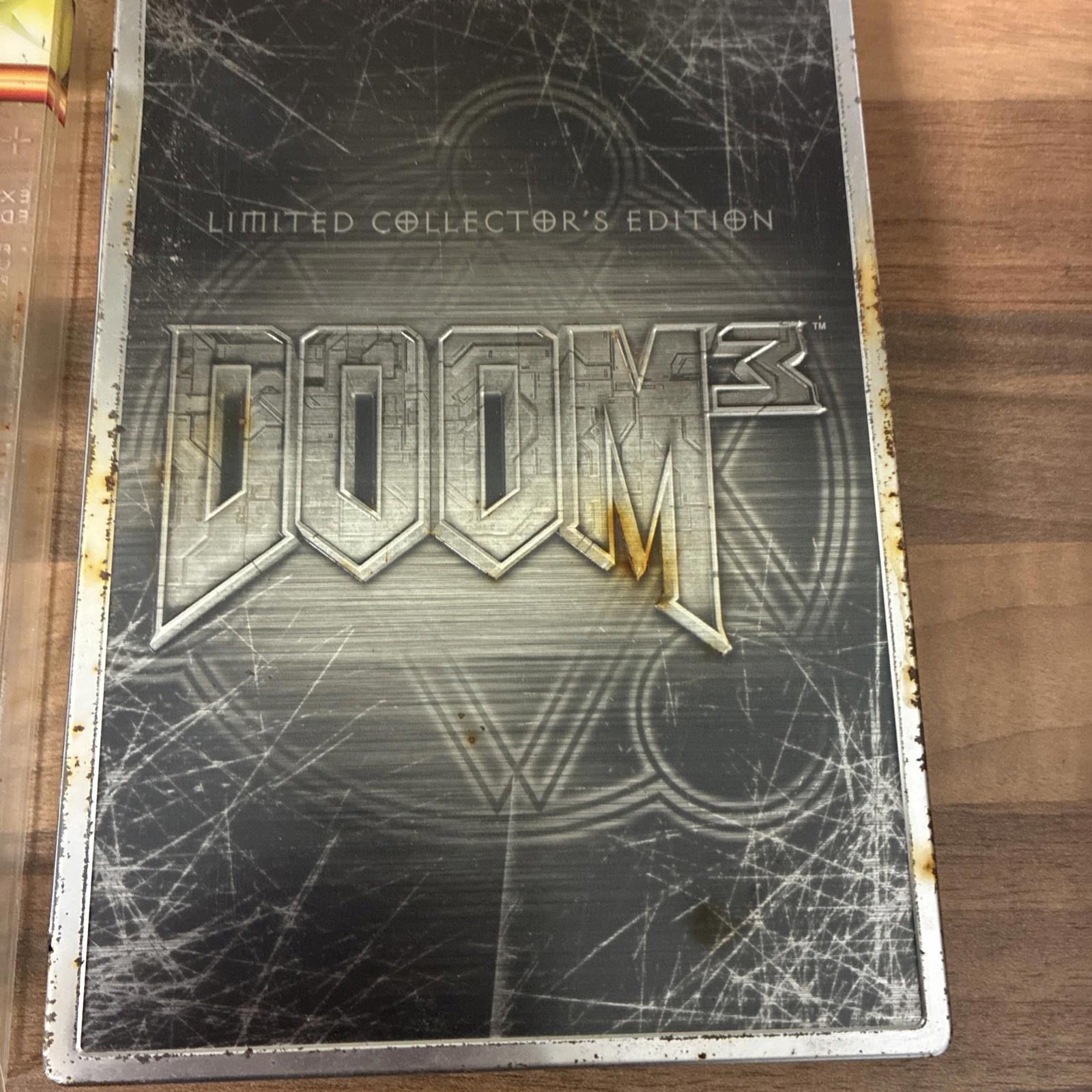 Doom 3 - Collector's Edition (Microsoft Xbox, 2005) - Steel Book Complete