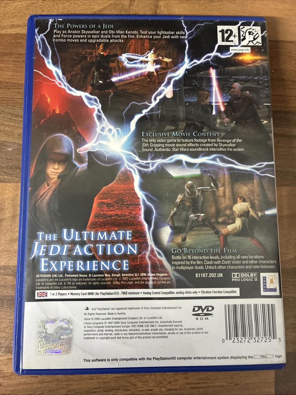 STAR WARS EPISODE III (3): REVENGE OF THE SITH (PLAYSTATION 2 PS2 2005)